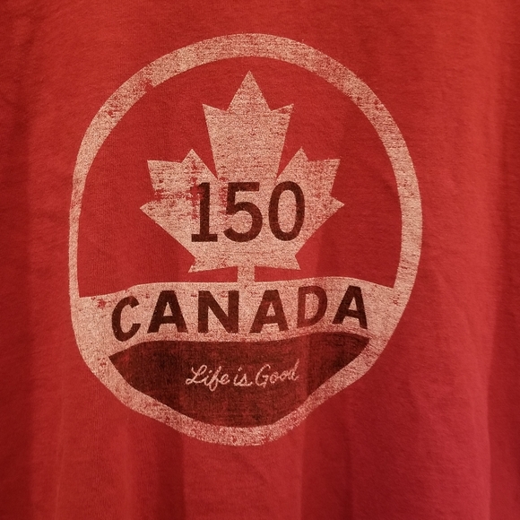 Life is Good Canada T Shirt - Picture 5 of 5